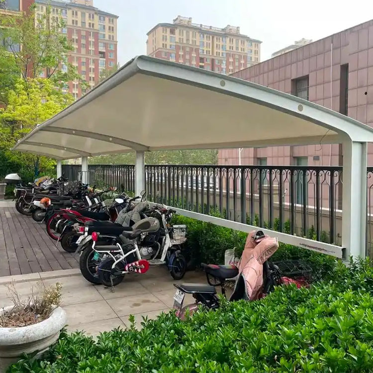 木里膜结构电动车棚